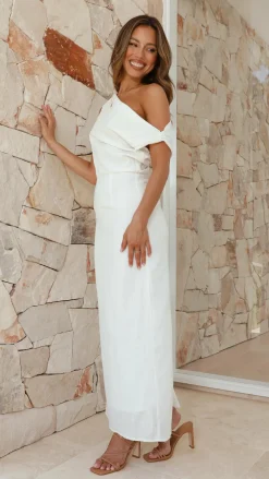 By Frankie Dresses|Maxi^Luci Maxi Dress - White