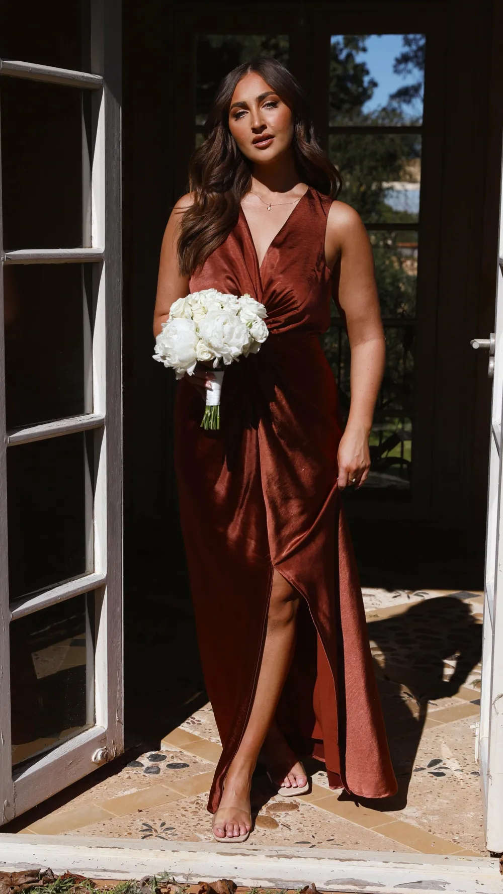 LILYWHYT Sale Evening|Sale Dresses^Lucia Maxi Dress - Rust
