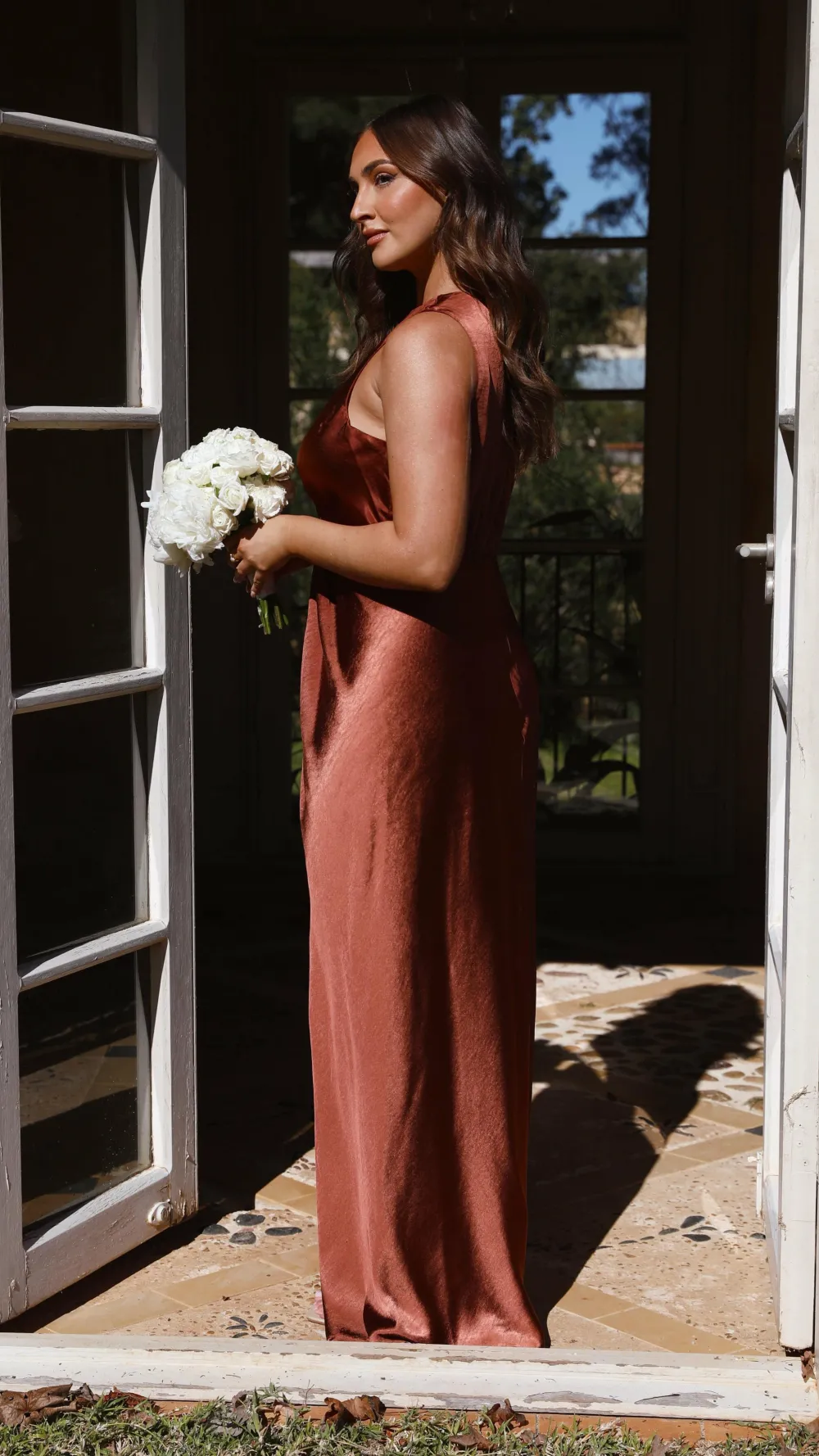LILYWHYT Sale Evening|Sale Dresses^Lucia Maxi Dress - Rust
