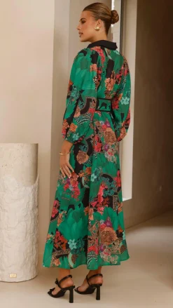 Bubblegum Dresses|Maxi^Lucinda Maxi Dress - Green