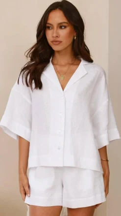Alive Girl Sets|Bottoms^Luna Shorts - White