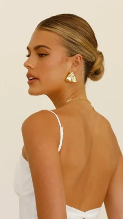 Your Accessory Shop Earrings|The Denim Edit^Madalena Earrings - Gold