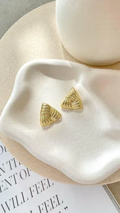 Your Accessory Shop Earrings|The Denim Edit^Madalena Earrings - Gold