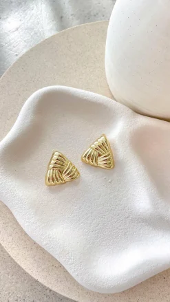 Your Accessory Shop Earrings|The Denim Edit^Madalena Earrings - Gold