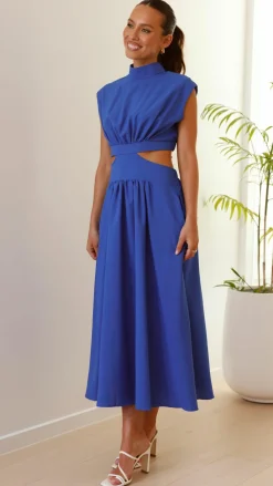 Love Lily the Label Sale Dresses^Maddison Midi Dress - Blue