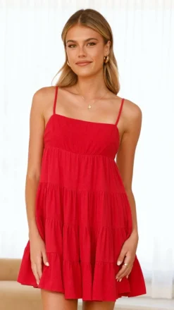 Alive Girl Sale Dresses^Maddison Mini Dress - Red