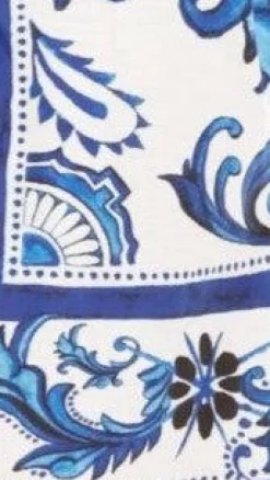 Mia Milani Dresses|Maxi^Madra Maxi Dress - Sapphire / White Zayna