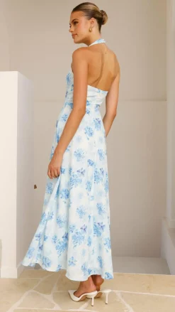 SASHA (BNE) Dresses|Maxi^Mady Maxi Dress - Blue Floral