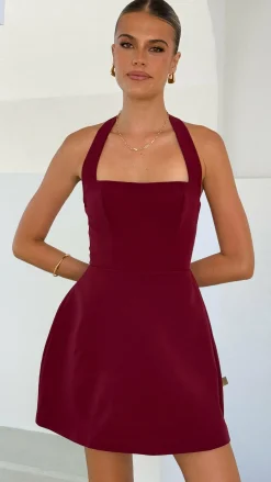 SASHA (BNE) Dresses|Mini^Mady Mini Dress - Wine