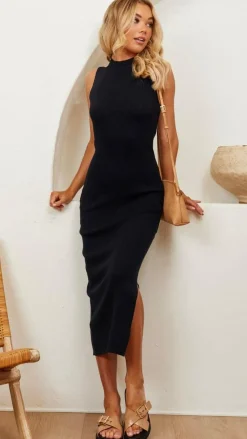 My Girl Sale Dresses^Mae Knit Dress - Black