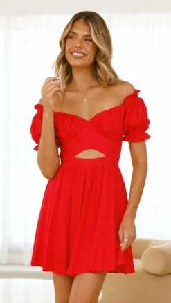 Pink Diamond Sale Dresses^Magnolia Mini Dress - Red