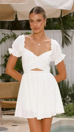 Pink Diamond Sale Dresses^Magnolia Mini Dress - White