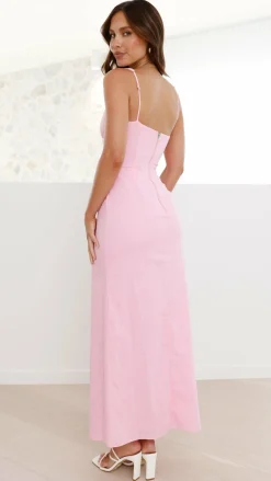 Luvalot Sale Dresses^Mahalia Maxi Dress - Baby Pink