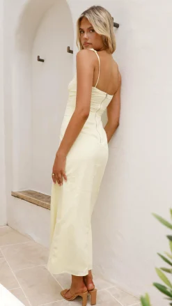 Luvalot Sale Dresses^Mahalia Maxi Dress - Soft Yellow