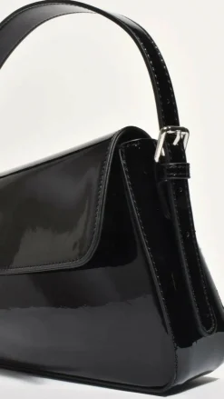 Adorne Bags|Event Ready Dresses^Maisie High Shine Handbag - Black