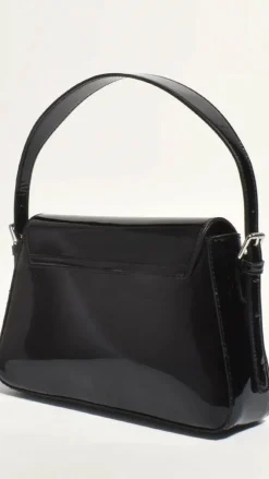 Adorne Bags|Event Ready Dresses^Maisie High Shine Handbag - Black