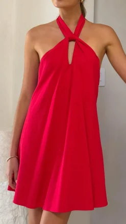 LILYWHYT Dresses|Mini^Maja Mini Dress - Red