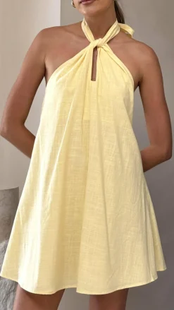 LILYWHYT Dresses|Mini^Maja Mini Dress - Yellow