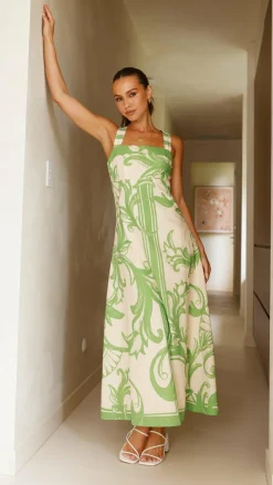 Mia Milani Dresses|Maxi^Mandy Maxi Dress - Sage / Cream