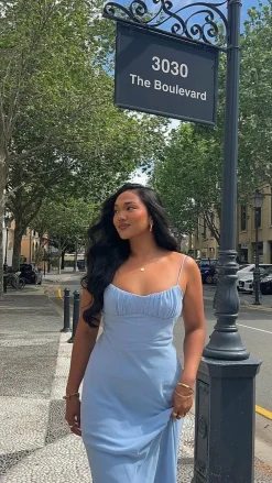 SASHA (BNE) Dresses|Midi^Margie Midi Dress - Blue