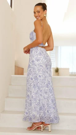 SASHA (BNE) Sale Dresses^Margie Midi Dress - Blue Flower