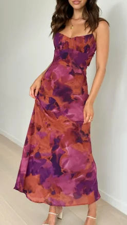 SASHA (BNE) Dresses|Midi^Margie Midi Dress - Dark Rose