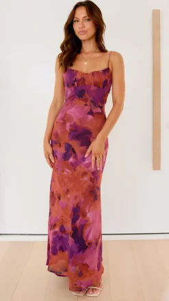 SASHA (BNE) Dresses|Midi^Margie Midi Dress - Dark Rose