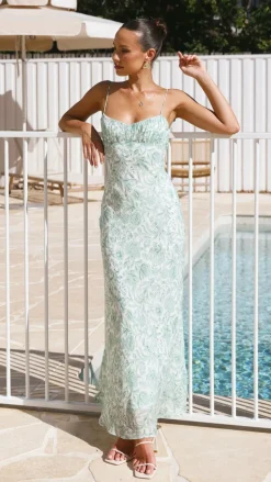 SASHA (BNE) Sale Dresses^Margie Midi Dress - Green Flower