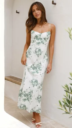 SASHA (BNE) Sale Dresses^Margie Midi Dress - Green Floral