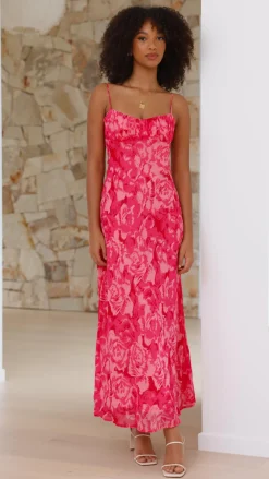 SASHA (BNE) Dresses|Midi^Margie Midi Dress - Pink Floral
