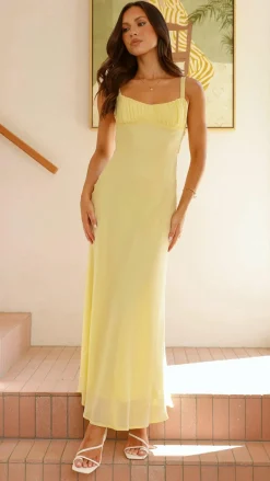 SASHA (BNE) Dresses|Midi^Margo Midi Dress - Yellow