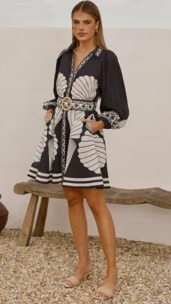 Bubblegum Dresses|Mini^Mariel Long Sleeve Mini Dress - Black