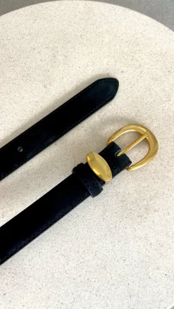 Your Accessory Shop Belts^Maya Leather Belt - Black