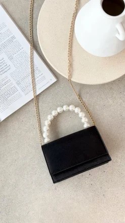 Morgan and Taylor Bags|Wedding Guest Dresses^Melanie Top Handle Bag - Black