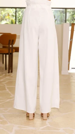 Main St Sets|Bottoms^Melinda High Waist Pants - White