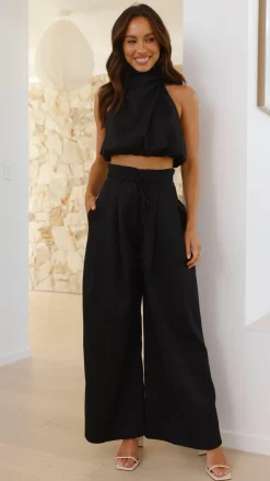 Main St Sets|Bottoms^Melinda High Waist Pants - Black