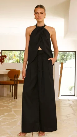 Main St Sets|Bottoms^Melinda High Waist Pants - Black
