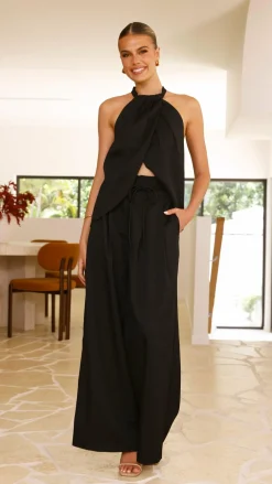 Main St Sets|Bottoms^Melinda High Waist Pants - Black