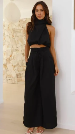 Main St Sets|Bottoms^Melinda High Waist Pants - Black