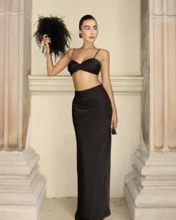 SASHA (BNE) Sets|Bottoms^Mila Maxi Skirt - Black