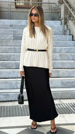 SASHA (BNE) Sets|Bottoms^Mila Maxi Skirt - Black