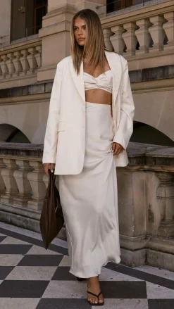 SASHA (BNE) Sets^Mila Maxi Skirt - Ivory