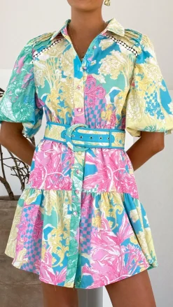 Bubblegum Dresses|Mini^Milan Mini Dress - Sun Kissed Summer