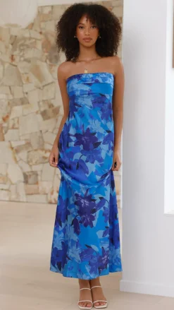 Shareen Dresses|Maxi^Miya Maxi Dress - Blue Floral