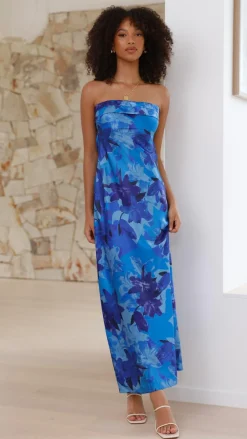 Shareen Dresses|Maxi^Miya Maxi Dress - Blue Floral
