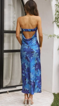 Shareen Dresses|Maxi^Miya Maxi Dress - Blue Floral