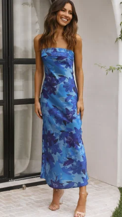 Shareen Dresses|Maxi^Miya Maxi Dress - Blue Floral
