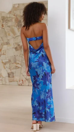 Shareen Dresses|Maxi^Miya Maxi Dress - Blue Floral