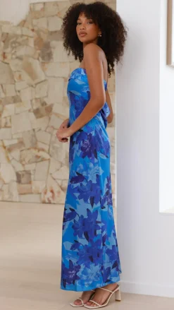 Shareen Dresses|Maxi^Miya Maxi Dress - Blue Floral