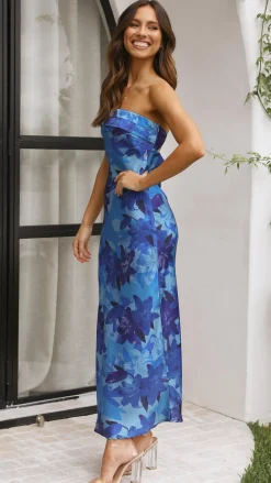 Shareen Dresses|Maxi^Miya Maxi Dress - Blue Floral